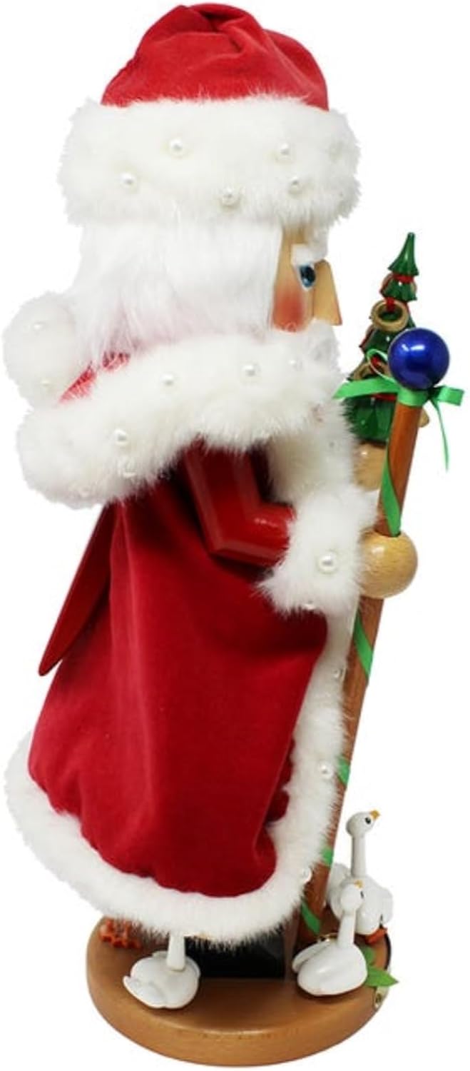 Steinbach Kurt Adler 18-Inch Limited Edition Musical Twelve Days of Christmas Five Golden Rings and Six Geese a Laying Nutcracker