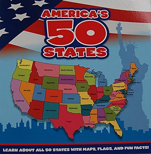 America's 50 States Book: Learn About All 50 States with Maps, Flags, and Fun Facts!