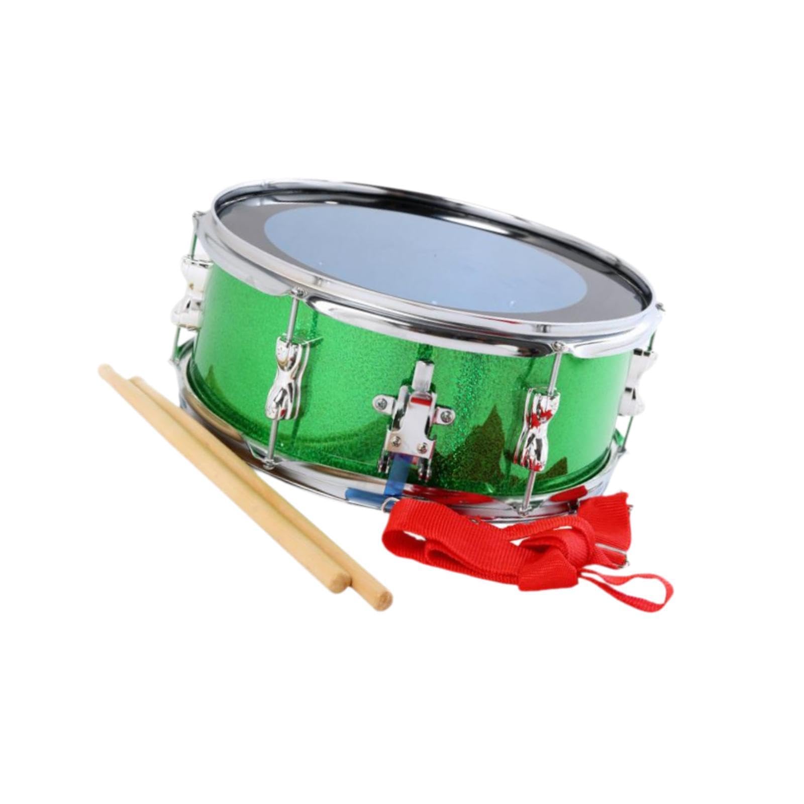 13 Zoll Snare Drum Doppeltontrommel Professionell mit Schultergurt Musiklernen Marschtrommel Teenager Kinder Mädchen Jungen