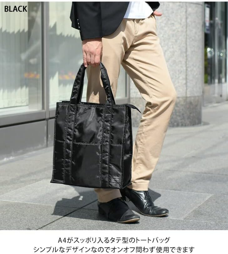 JOKnet(ジョネット) トートバッグ メンズ A4 タテ型 ミドルサイズ ファスナー 通勤 通学 ビジネス メンズ