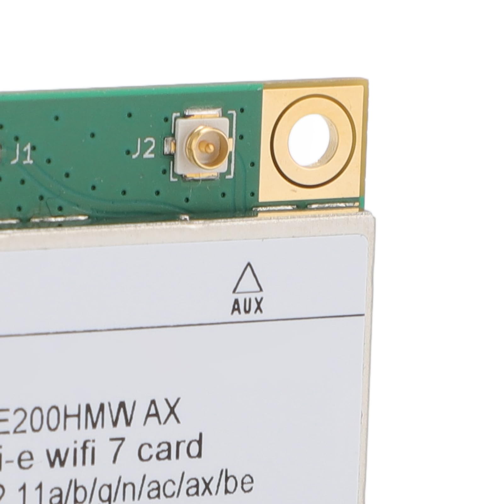 WiFi 7 Tri-Band Half Mini PCI-E Wireless Network Carte 8774Mbps (2,4/5 / 6GHz) avec MU-Mimo & BT 5.4 pour L'ordinateur Portable PC de Bureau - Gagne 10/11, Linux, Chrome OS (Pas d'antenne)