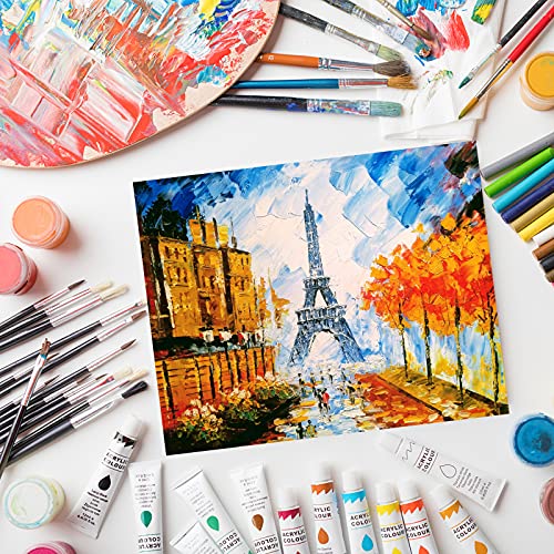 Mokani Tela per Dipingere Bianca (10 pz) - 40 x 30...