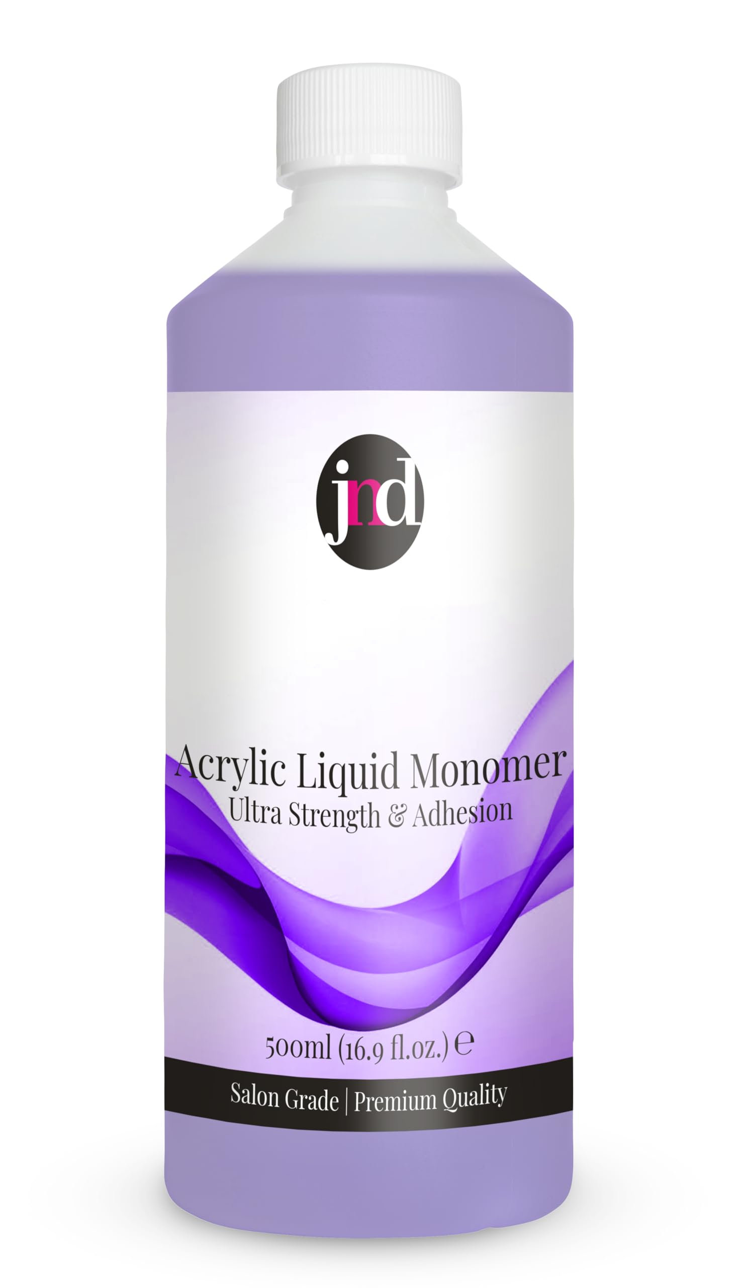 JNDAcrylic Liquid Monomer Professional Salon Quality Acrylic Nails Extensions Nail Art (500ml, Purple)