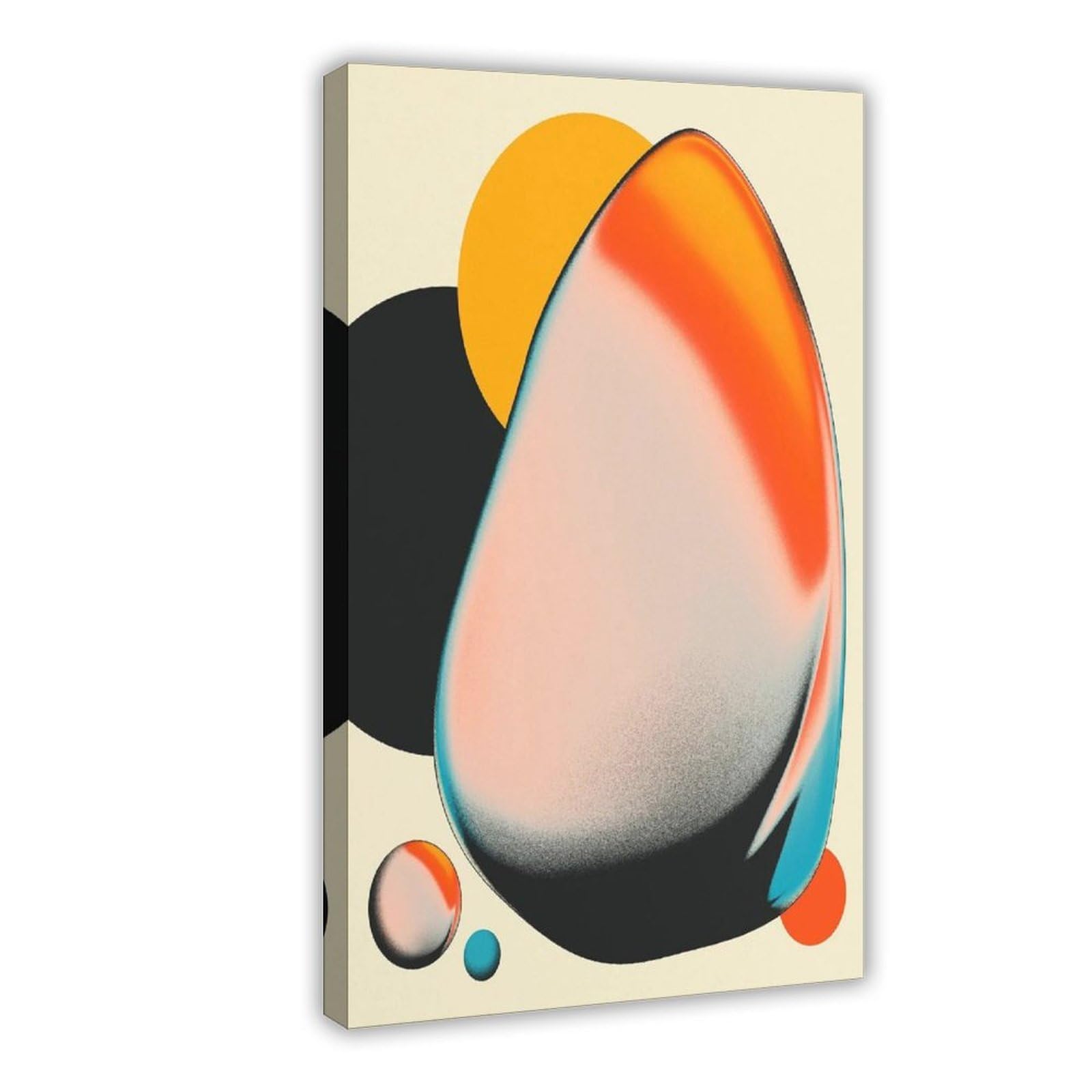 Bareronor Large Modern Abstract Canvas Poster Bedroom Decor Landscape Office Room Decor Gift 24" L X 36" W