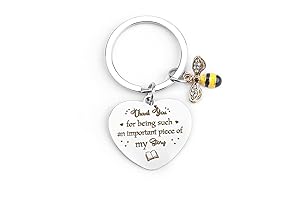 First Year Teacher Appreciation Keychain Gift