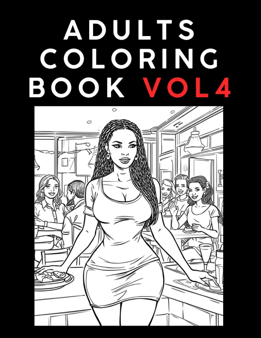 Adults Coloring Book Vol. 4: For Relaxation, Anxiety and Stress Relief