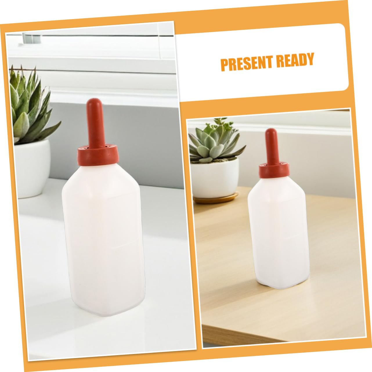 TOYANDONA 2piezas Biberón Vertical De Recipiente Para Leche Comedero Para Terneros Biberón Para Corderos Herramienta Para Alimentación De Animales Para Granjas y Establos
