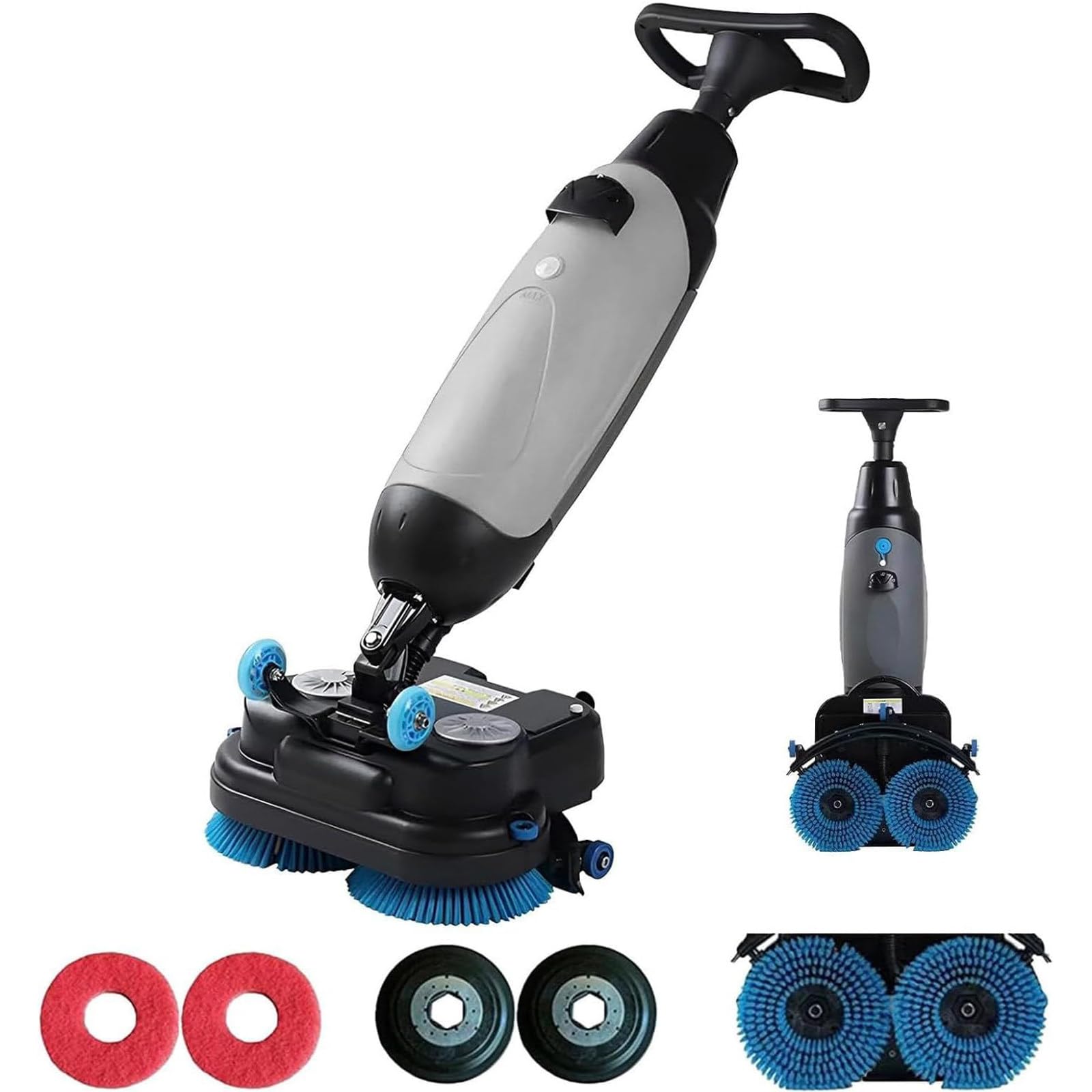 Fregadora de Suelos Comercial CleanTech de 17" inalámbrica, de Conductor acompañante, para Grandes Superficies.