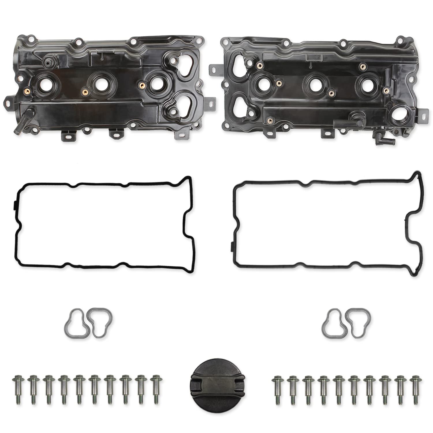 MILIPARTS Engine Valve Cover Compatible with 2014-2018 Nissan Altima 2009-2020 Nissan Maxima Pathfinder Murano Infiniti QX60 V6 3.5L Replaces part 132649N00B 132649N00A