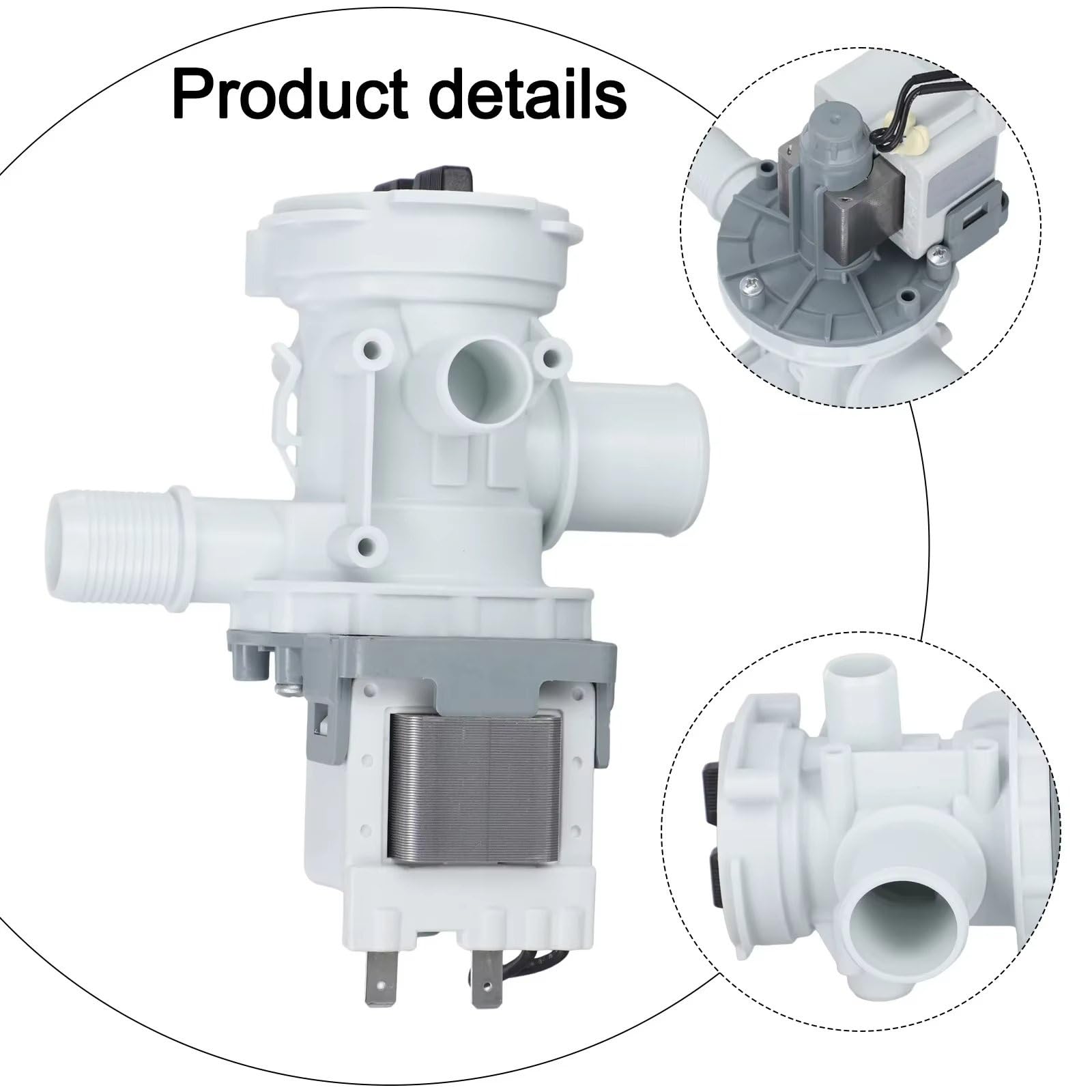 lavatrice Laugenpumpe Motore Per WF-R1065S Per R1053 Per C863 Per C963 Per R853 La Pompa Di Scarico Della Lavatrice A Tamburo Realizzata Appositamente