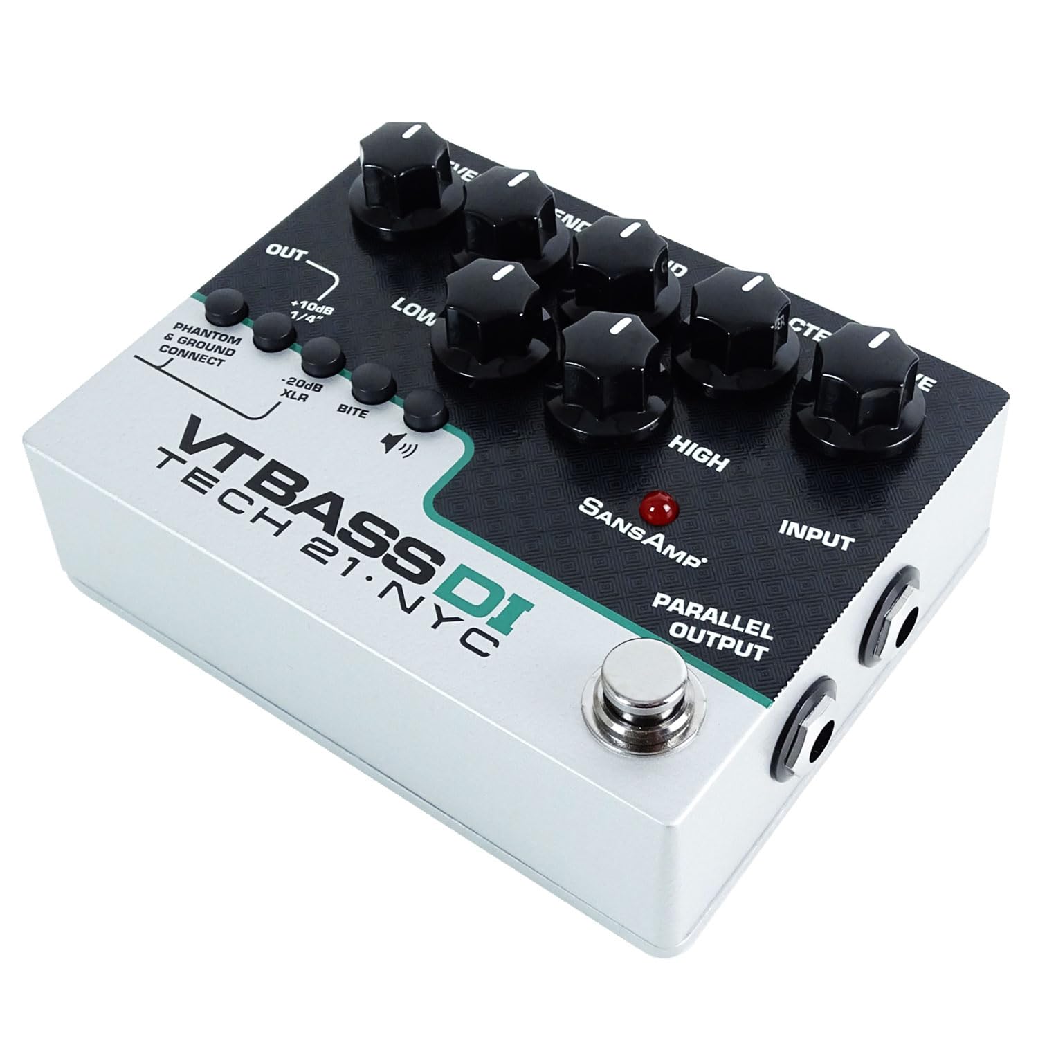 SansAmp Character VT Bass DI Preamp Effektpedal + keepdrum Netzteil