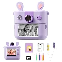 ORGSTA Macchina Fotografica Bambini Istantanea Fotocamera Digitale Stampa Foto dal