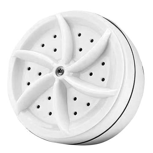 Lavadora portátil de succión fuerte Mini lavadora Turbo IPX7 Impermeable Turbo Lavadora Auto Off Mini lavandería con luz azul para limpiar