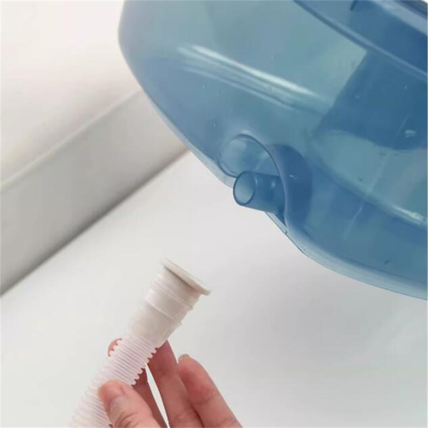 Haarwaschbecken für Bettlägerige, tragbare Shampoo-Schüssel mit Kopfkissen und einziehbarem Schlauch, ideal für Senioren und behinderte Patienten