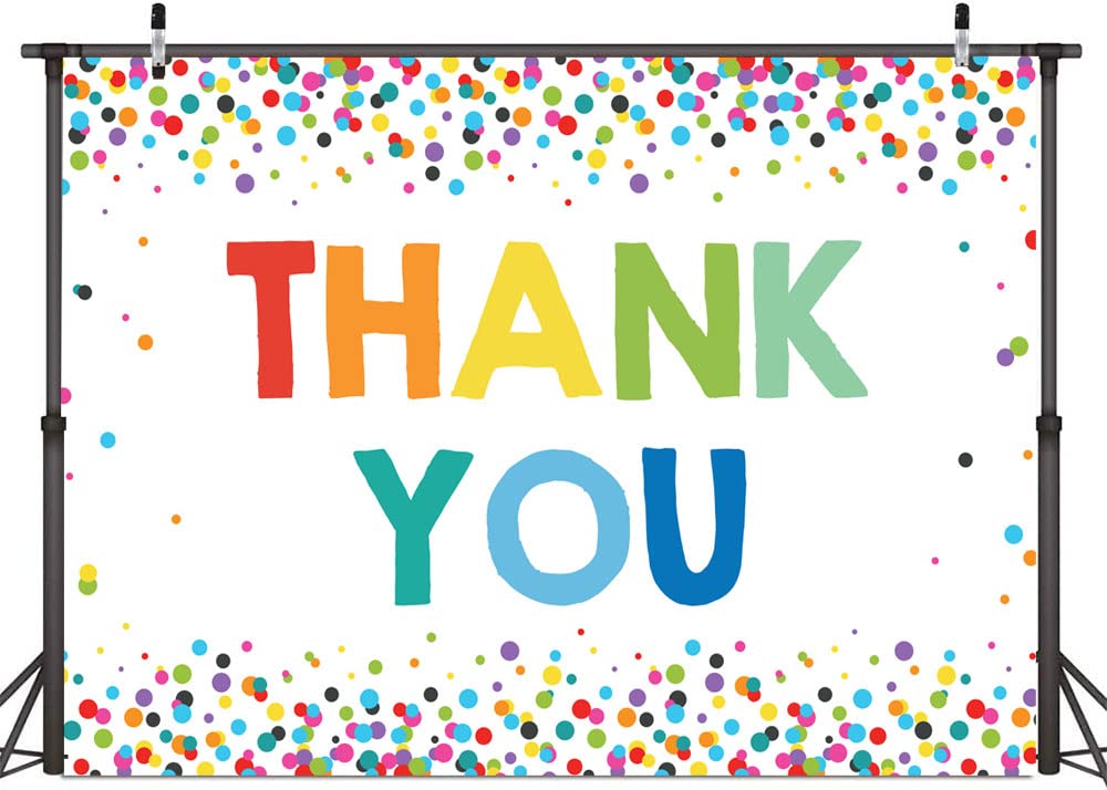 Ticuenicoa 10×7ft Thank You Backdrop Thanks for All You do Staff Teachers Professors Doctors Banner National Nurses Day Photography Background Retirement Party Supplies Decorations Photo Booths