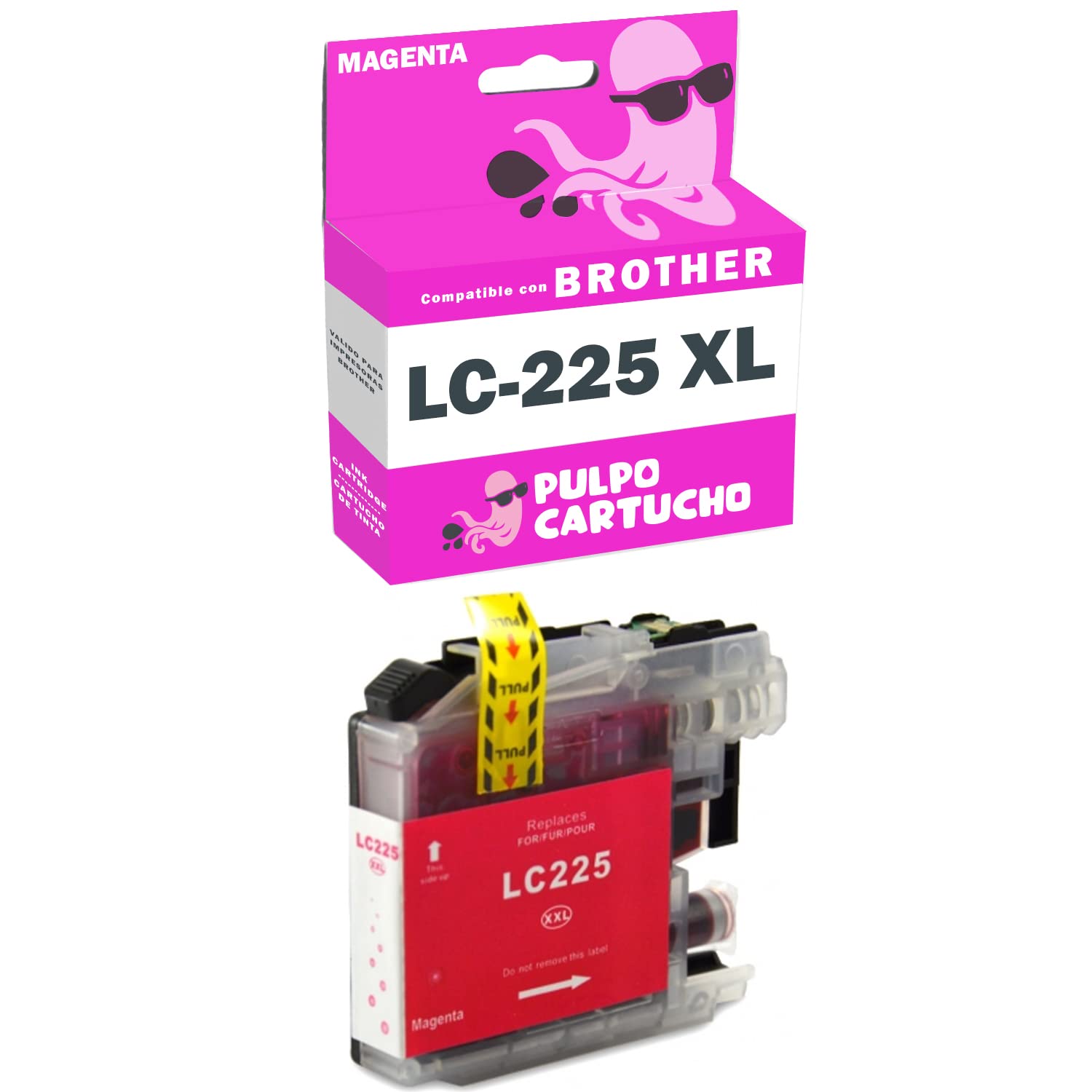 Cartuccia Magenta Compatibile Con BROTHER LC225 - Brother