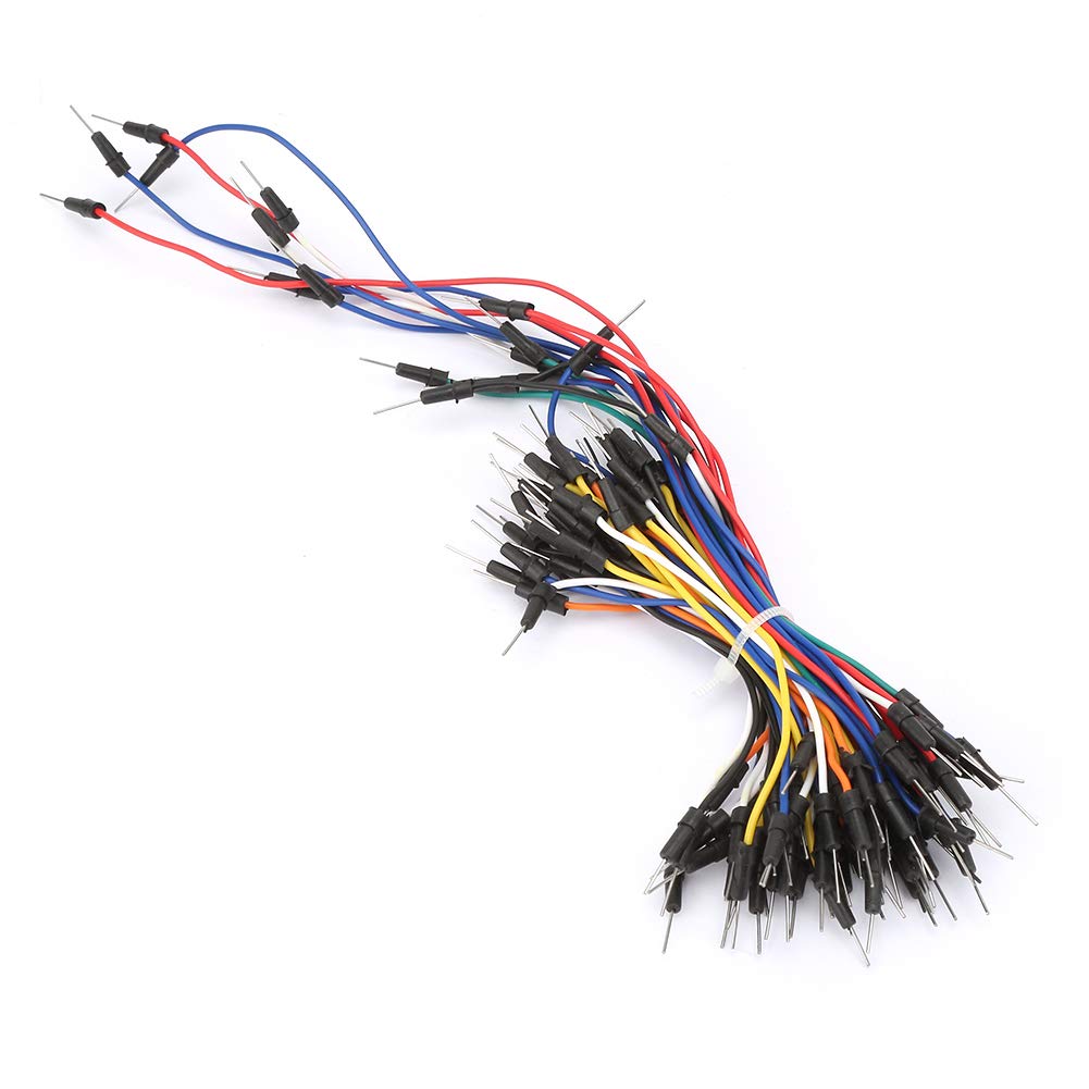 Breadboard Wires, 65pcs Durable Flexible Breadboard Jumper Wires, Practical for Prototyping Breadboards Projects Connecting Breadboards