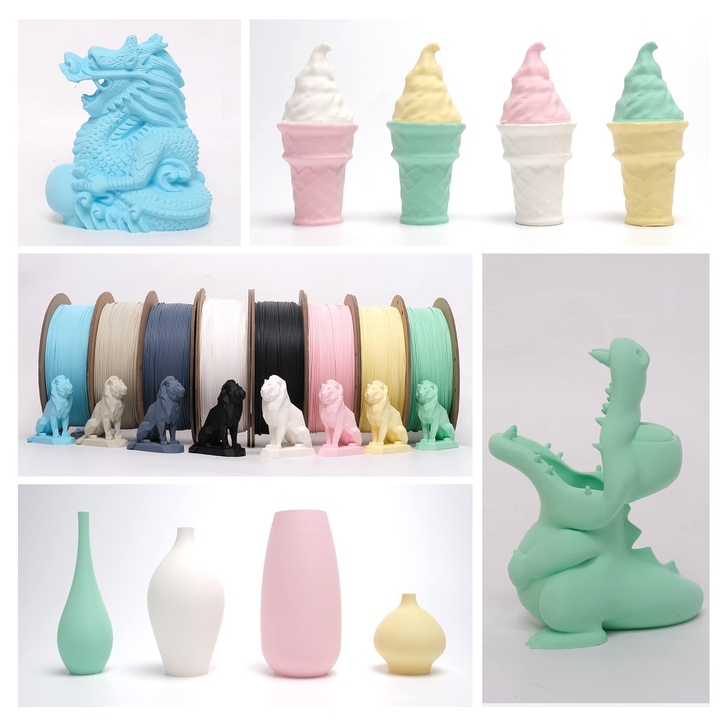 eSUN Matte PLA Filament 1.75mm for Smooth, Bubble-Free 3D Prints - Image 6