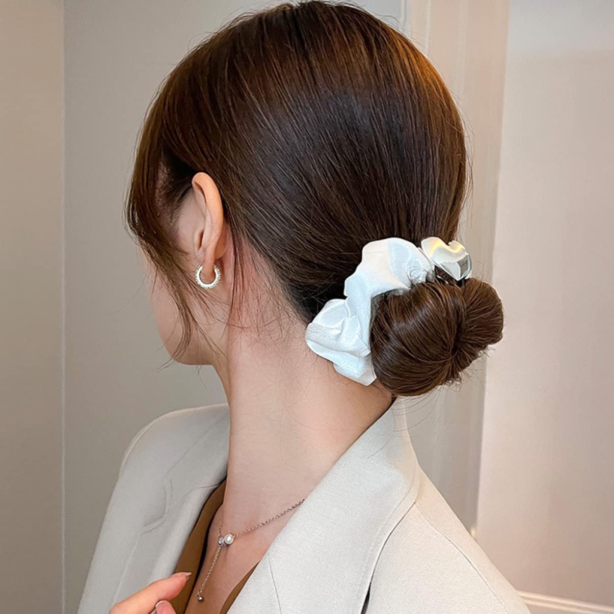 Housoutil 20piezas Scrunchies De Pelo Diseño De Accesorios De Cabello Para Mujeres Para y Elastizados y Cómodos