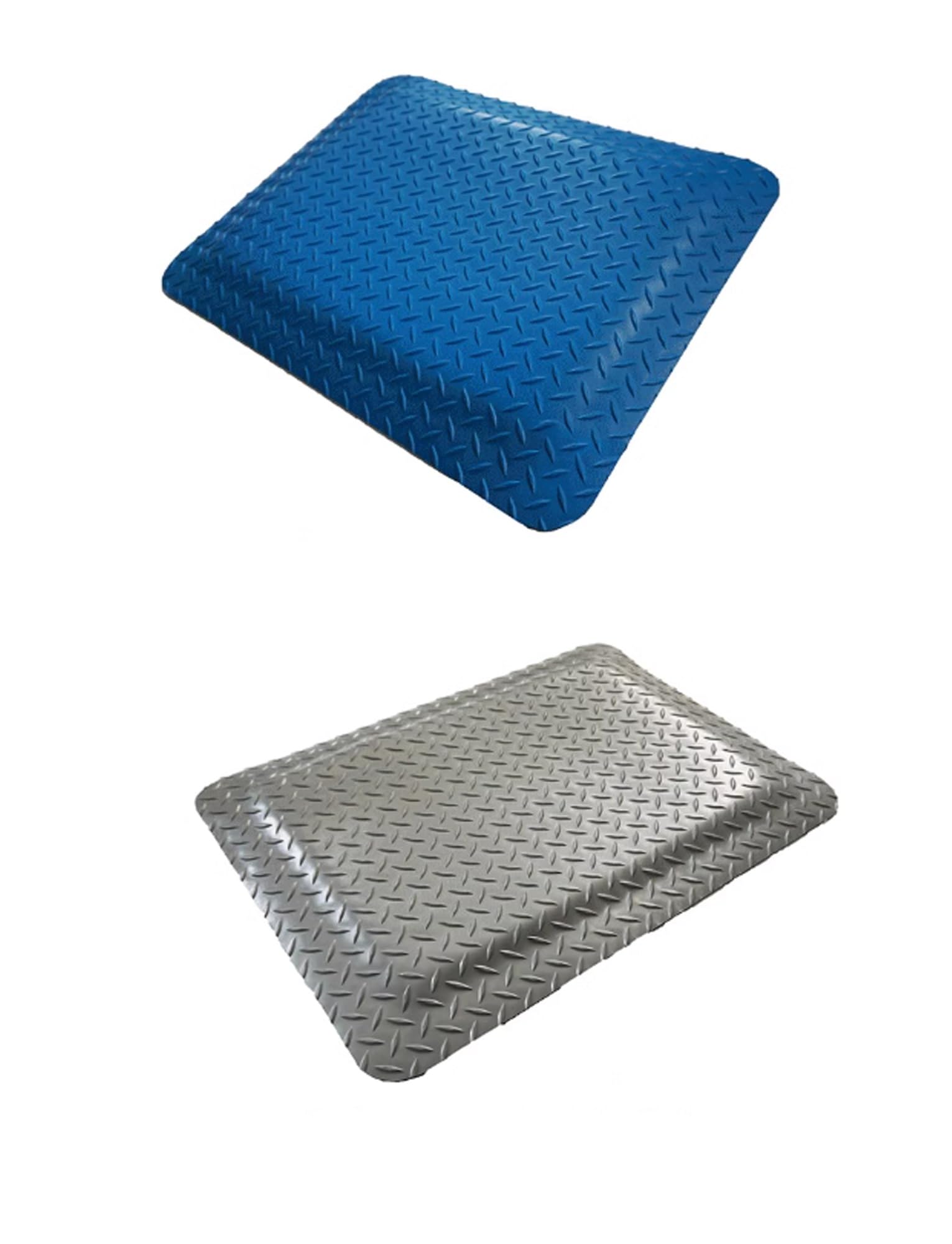 Genérico Tapetes antifatiga, tapetes de Trabajo for Estar de pie de 0,8 Pulgadas de Grosor, alivian el Dolor de piernas, for Uso Comercial e Industrial.(Blue,45cmX60cm/18inX24in)