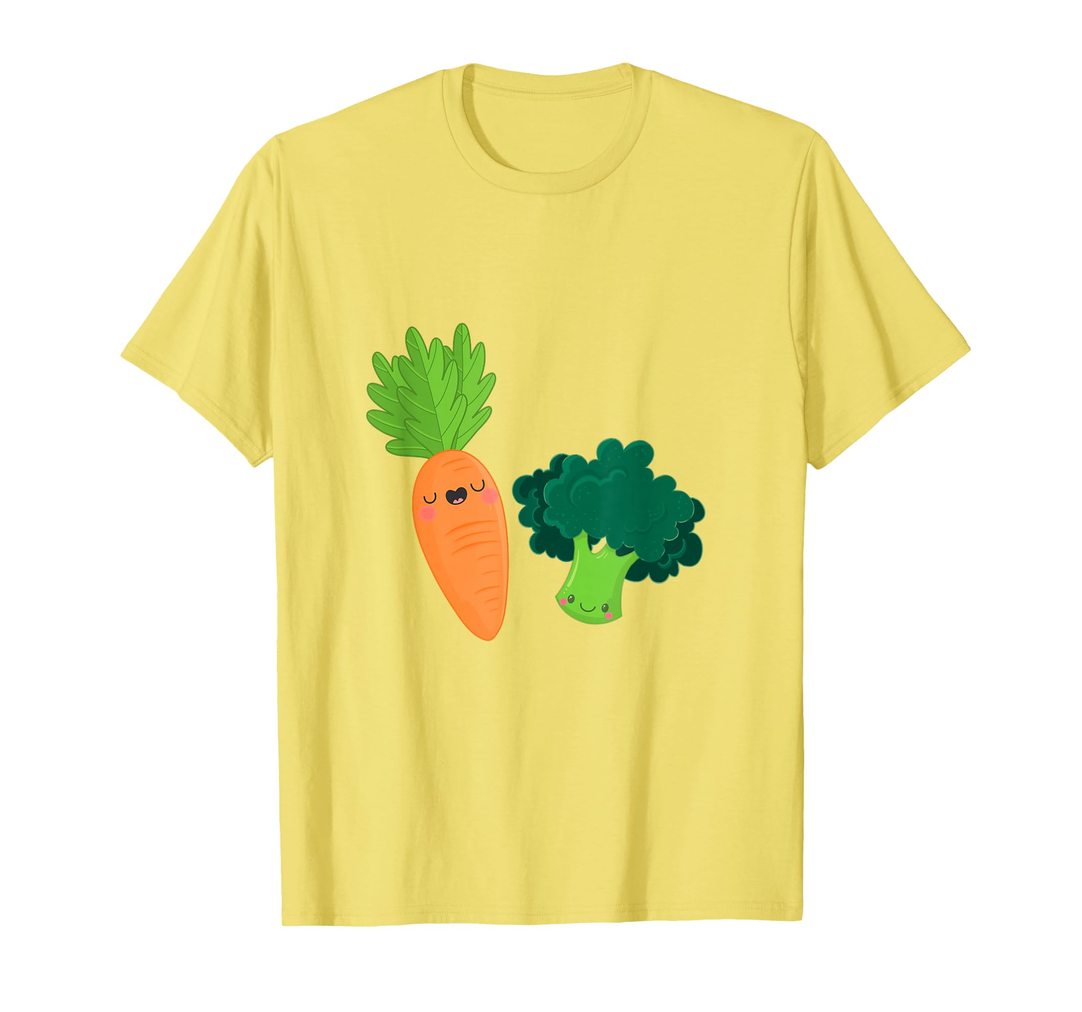 Funny Vegetables Carrot Broccoli Adorable Healthy Food Gift T-Shirt