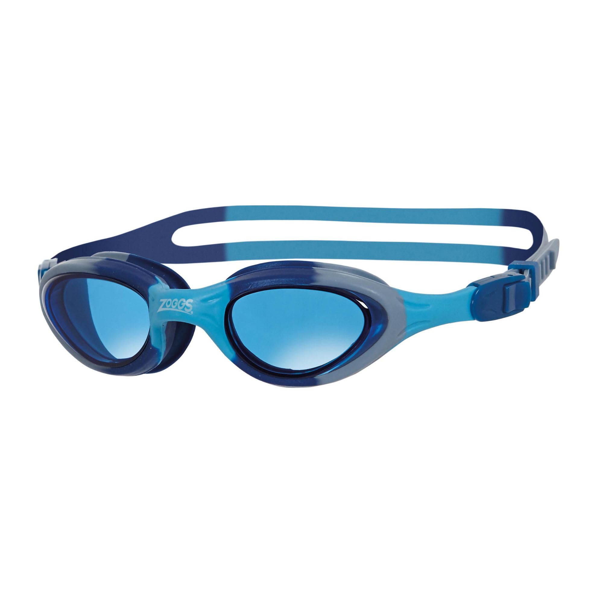 Zoggs Super Seal Kids Swimming Goggles, UV Protection, Quick Adjust Split Yoke Comfort Strap, Fog Free Clear Swim Goggle Lenses, Ages 6-14