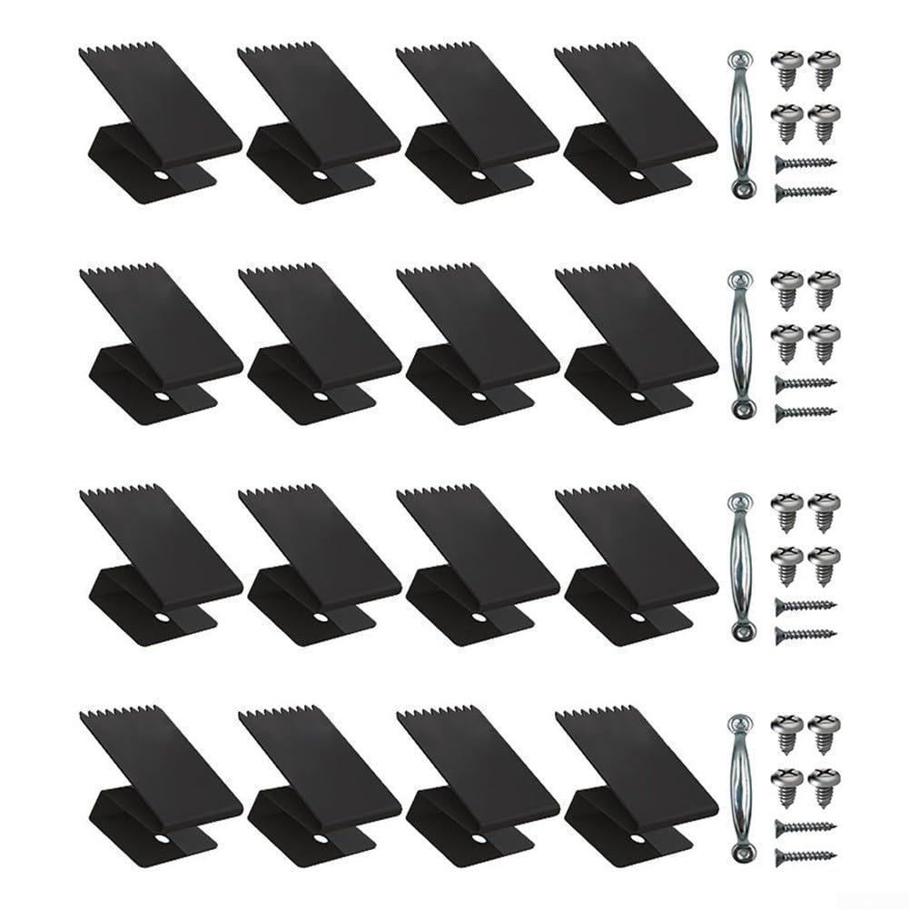 Clips para panel de ventana y abrazaderas resistentes de madera para tormentas