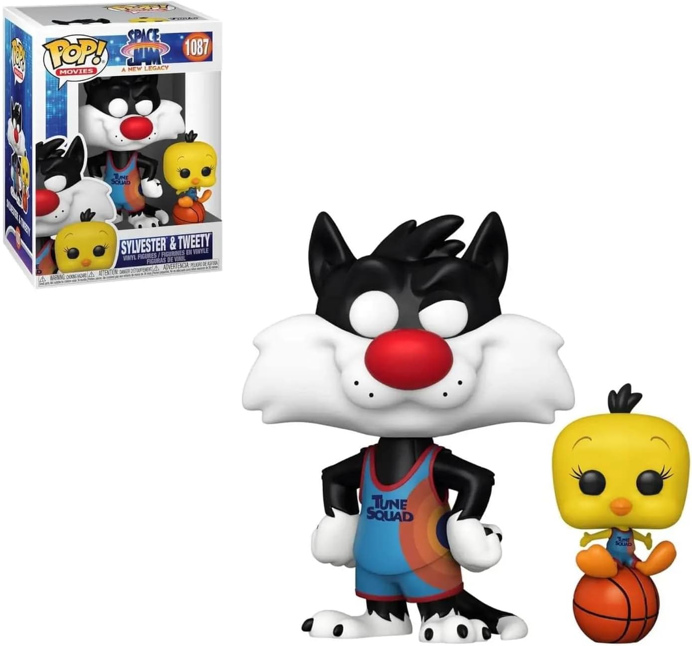Pop Space Jam Sylvester and Tweety Vinyl Figure