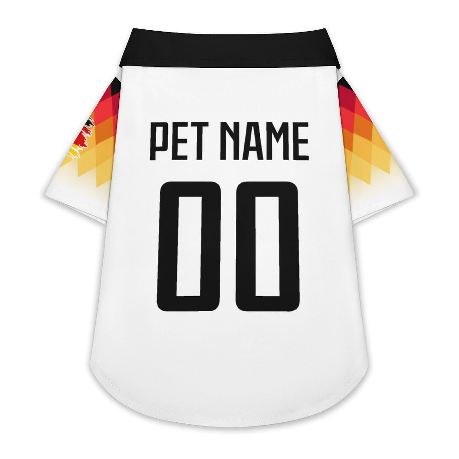 Personalisiertes Hunde Fußball Trikot - Atmungsaktives Shirt Mit Name & Nummer Für Hunde & Katzen