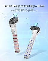 Vista 4 de ZYBER Controller Extensions Gorilla Tag Long Arms for Meta Quest 3, 3-in-1 Beat Saber Handles Golf Club Attachment VR Sticks Controller Grips for