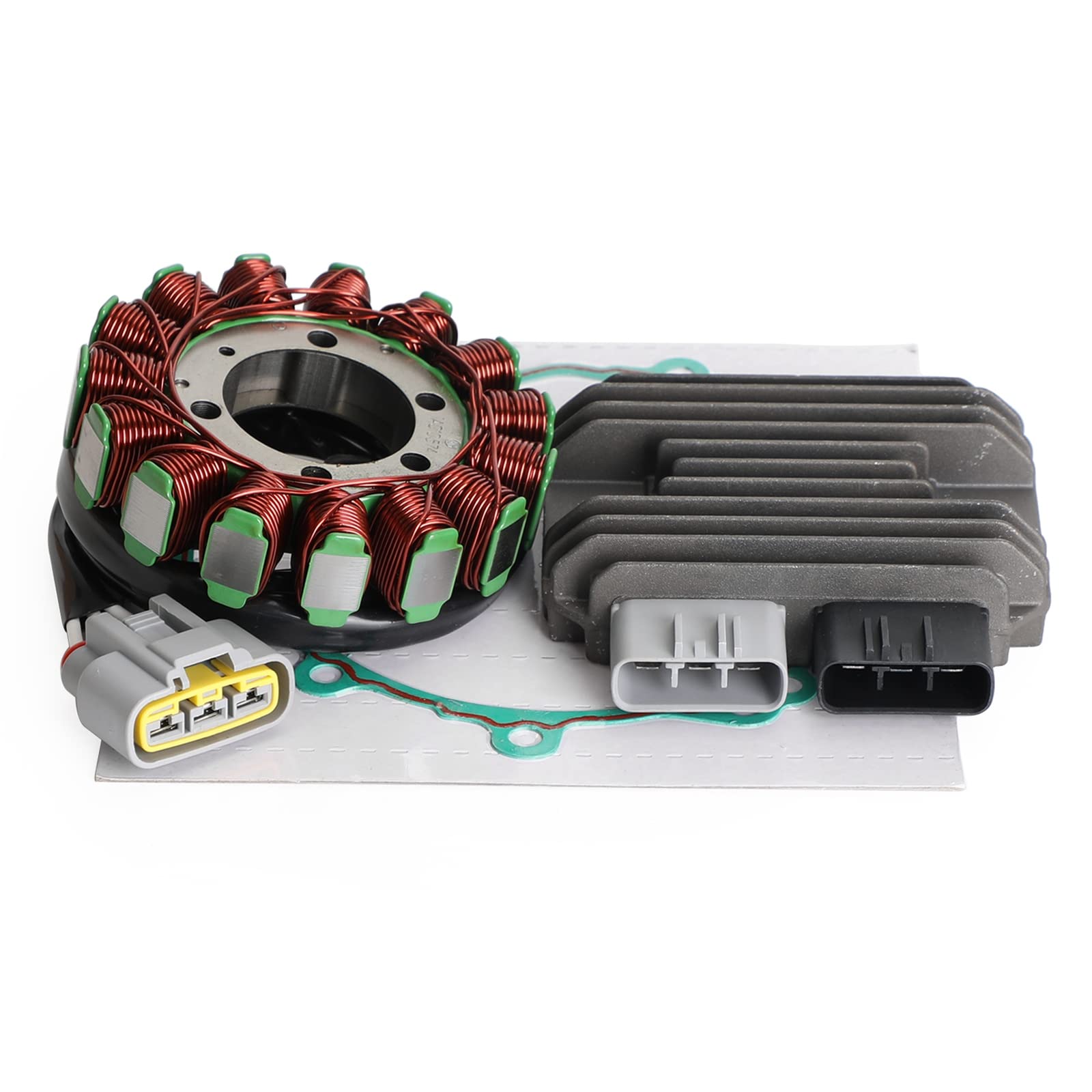 Photo 1 of Artudatech Magneto Stator+Voltage Rectifier+Gasket Fits for Kawasaki ZX600 Ninja 600 ZX6R ZX-6R 2009-2017, Ninja ZX-6R (US) ZX600RMFNN 2021 21003-0083