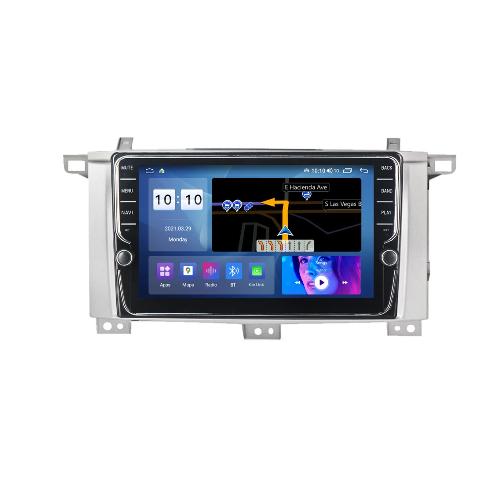 Buy Car GPS Android 10 9 Inch Touch Screen Navigator Car Radio For