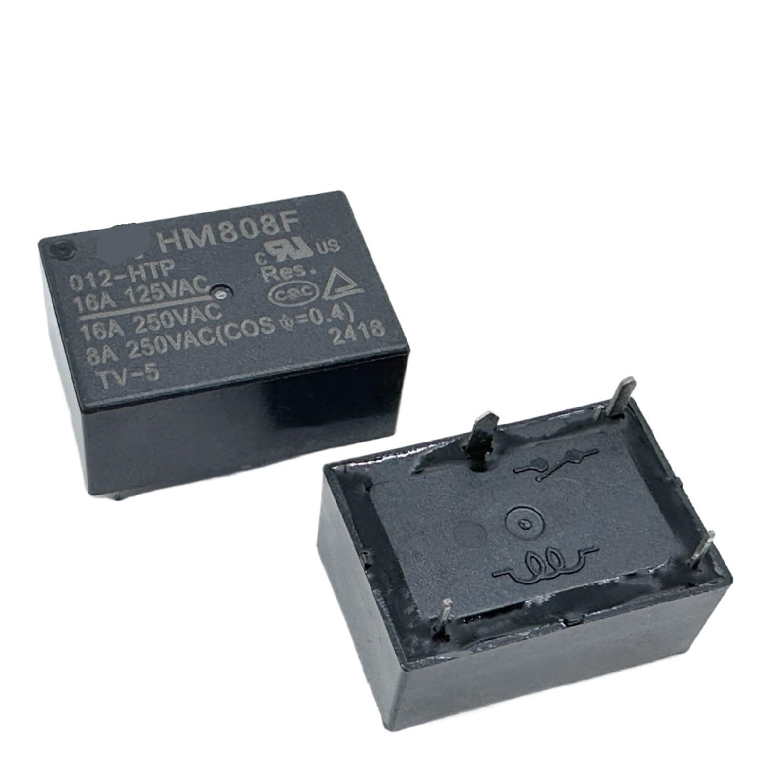 PKNVKZIDK 1pc HM808F 012-HTP ; (7520-1A-12V/24V-16A) Relay 4 pins