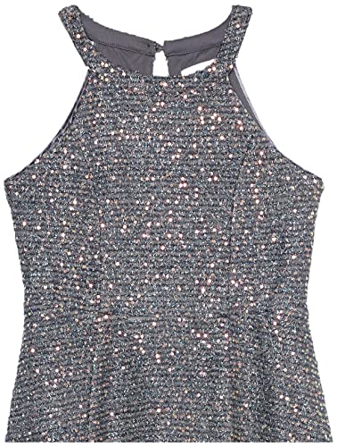 Speechless Girls' Sleeveless Lurex Knit Maxi Length Party Dress2