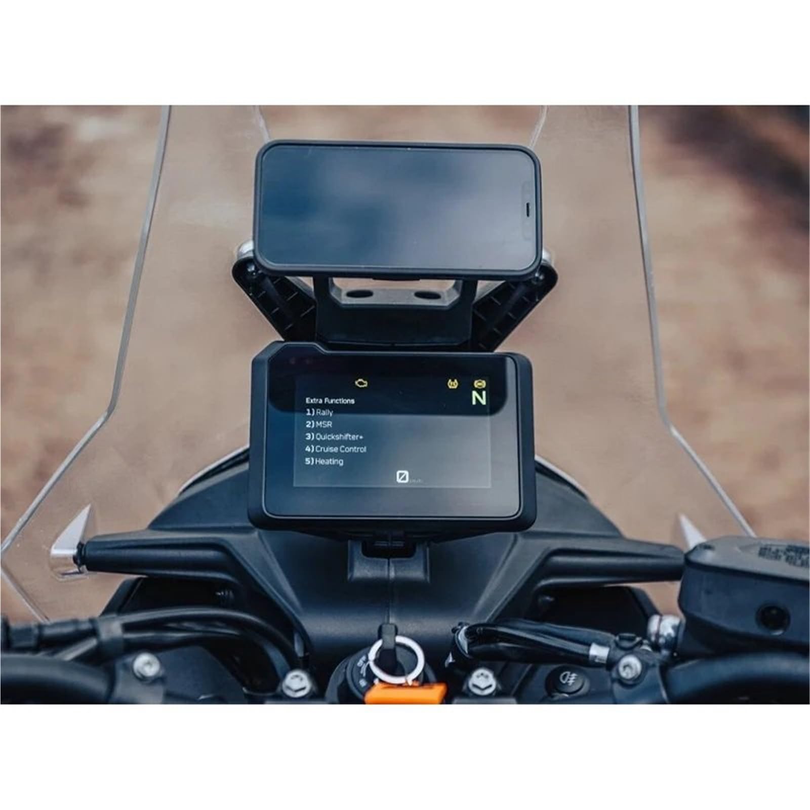 Uchwyt do nawigacji GPS Pasuje do 790ADV 890ADV 2024 2025 Akcesoria motocyklowe Uchwyt na telefon komórkowy Stojak na nawigację GPS(790ADV22and12mm)