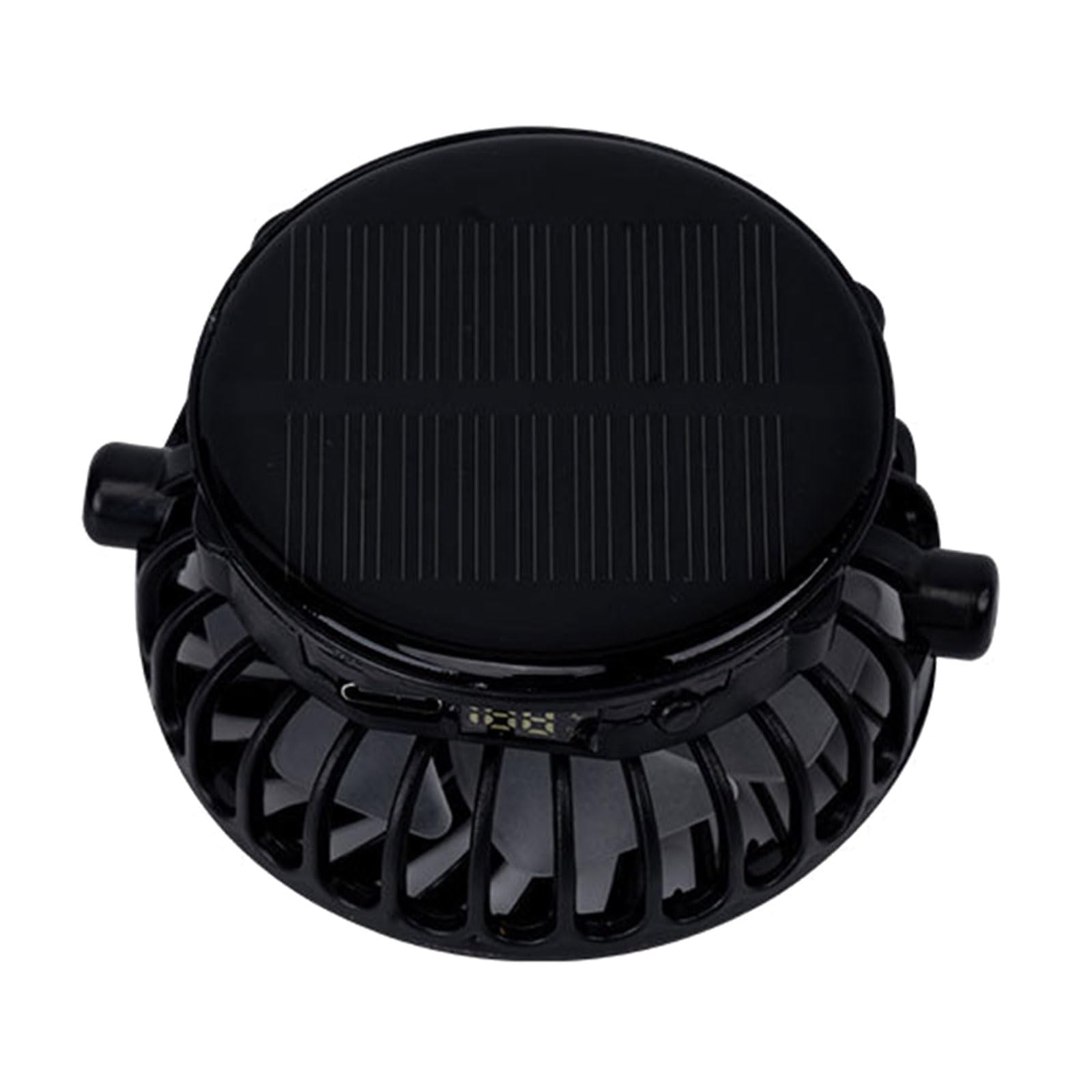 Buxuaaaa USB Rechargeable Fan 1000mAh Battery Fan Portable USB Texture for Hat Mounted Outdoor Activity Travel Portable Solar