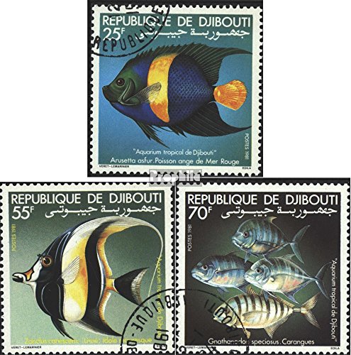 Prophila Collection Gibuti 296-298 (Completa Edizione) 1981 Aquarium di Gibuti (Francobolli per i Collezionisti) Acqua Animali