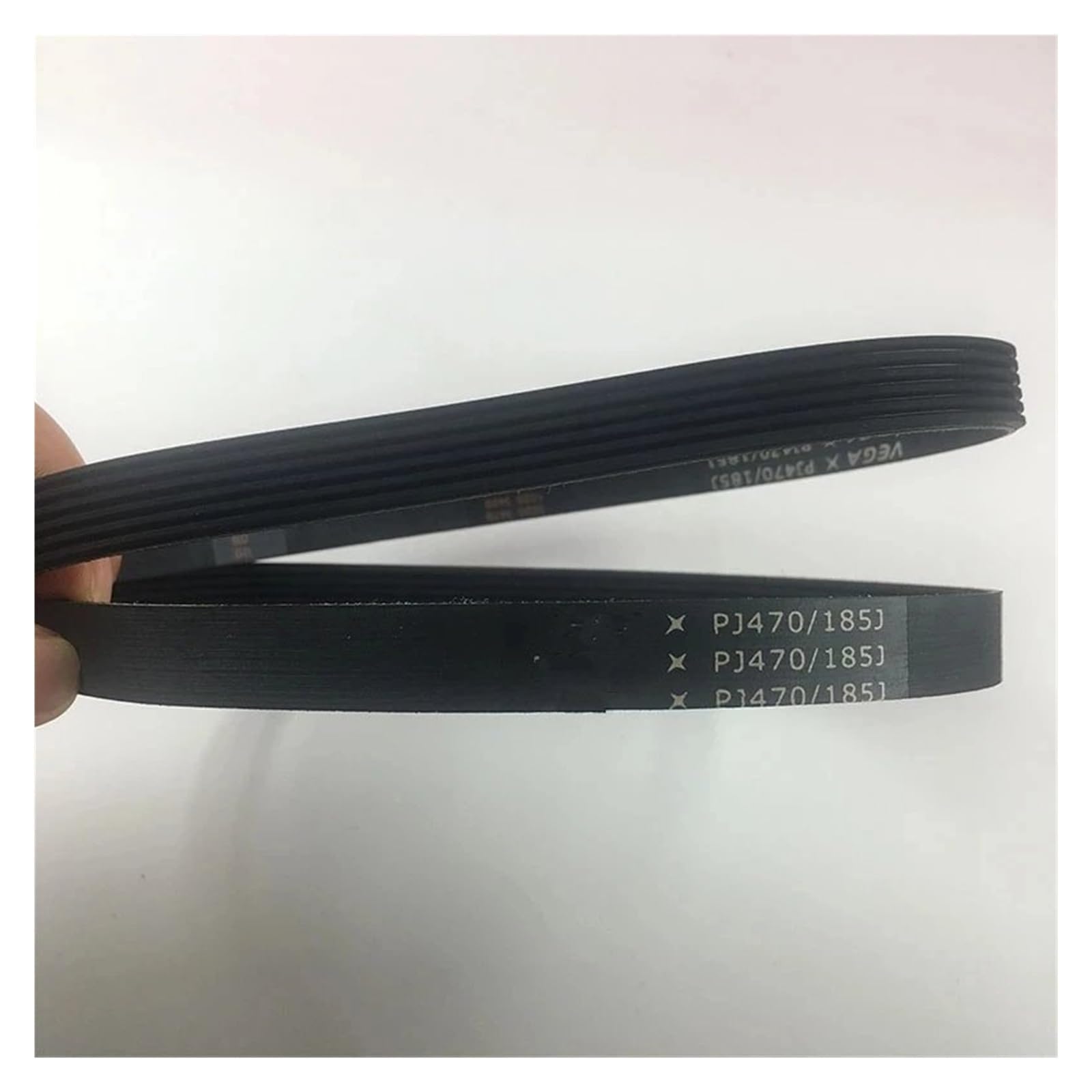 Correa Trapezoidal Drive Belt Correa En V De 2 Piezas PJ470 185J 5 Costillas 6 Costillas 7 Costillas 8 Costillas Correa Del Motor Del Cortacésped(7Ribs)