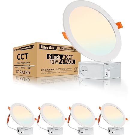 4 Pack Globe Electric 4" LED Integrated Ultra Slim Recessed - View #10
