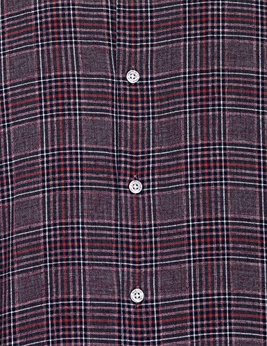 Image of Marks & Spencer Men's Regular (Shirt Berry XL) Red