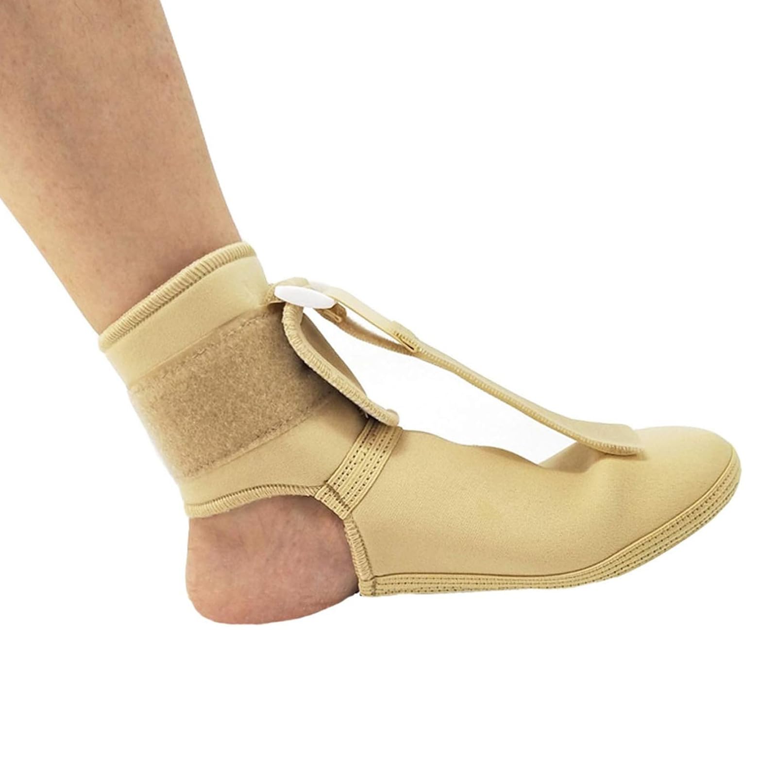 orteza na opadającą stopę, Regulowana orteza na noc, rozcięgno podeszwowe, stopę, łagodzenie bólu(Beige,S)