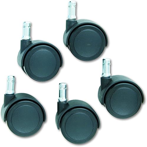 Miniatura 2 de Master Caster Ruedas de seguridad, cuello estándar, negro mate