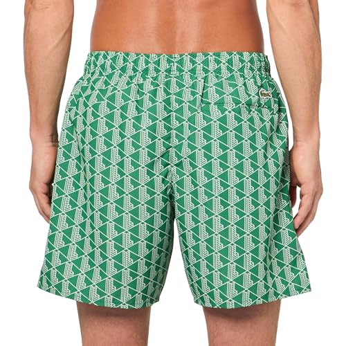 Lacoste Men's Monogram Swim Trunks2