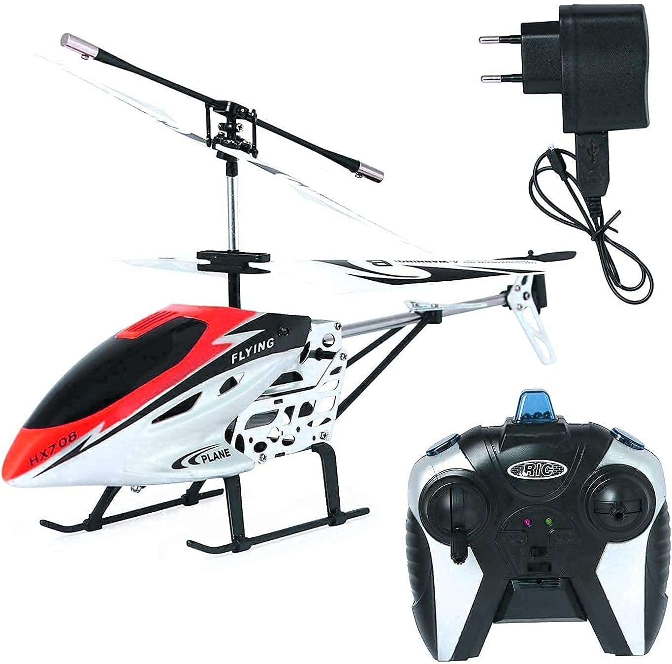 KISU V-MAX Helicopters Original Radio Remote Controlled Helicopter with Unbreakable Blades-(Multicolor).