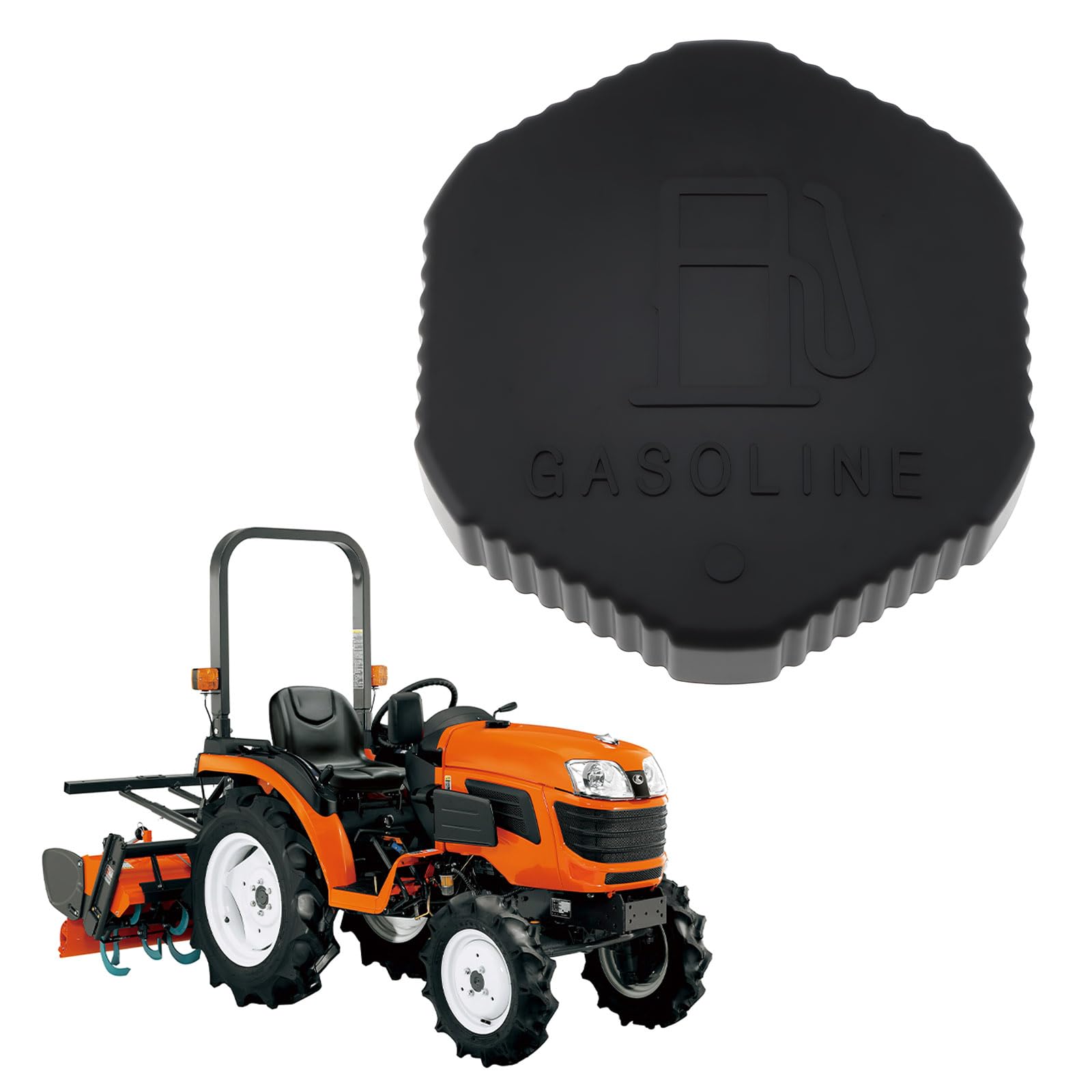 1 Pièce Bouchon de Réservoir de Carburant pour Tracteur 6A100-54910 Compatible avec Kubota B1700 B21 B2100