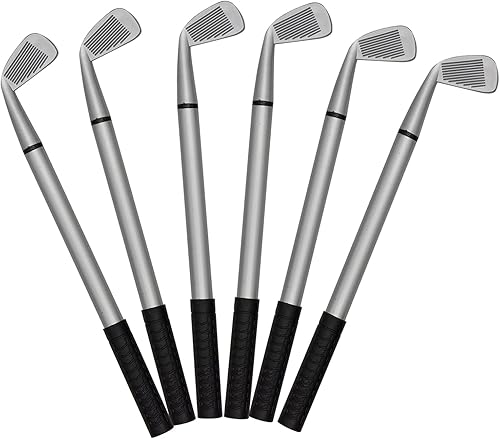 Miniatura 9 de Maydahui 12 bolígrafos de golf, divertidos deportes, golf, club, accesorios, tinta de gel negra, para estudiantes, compañeros de trabajo, jefe,