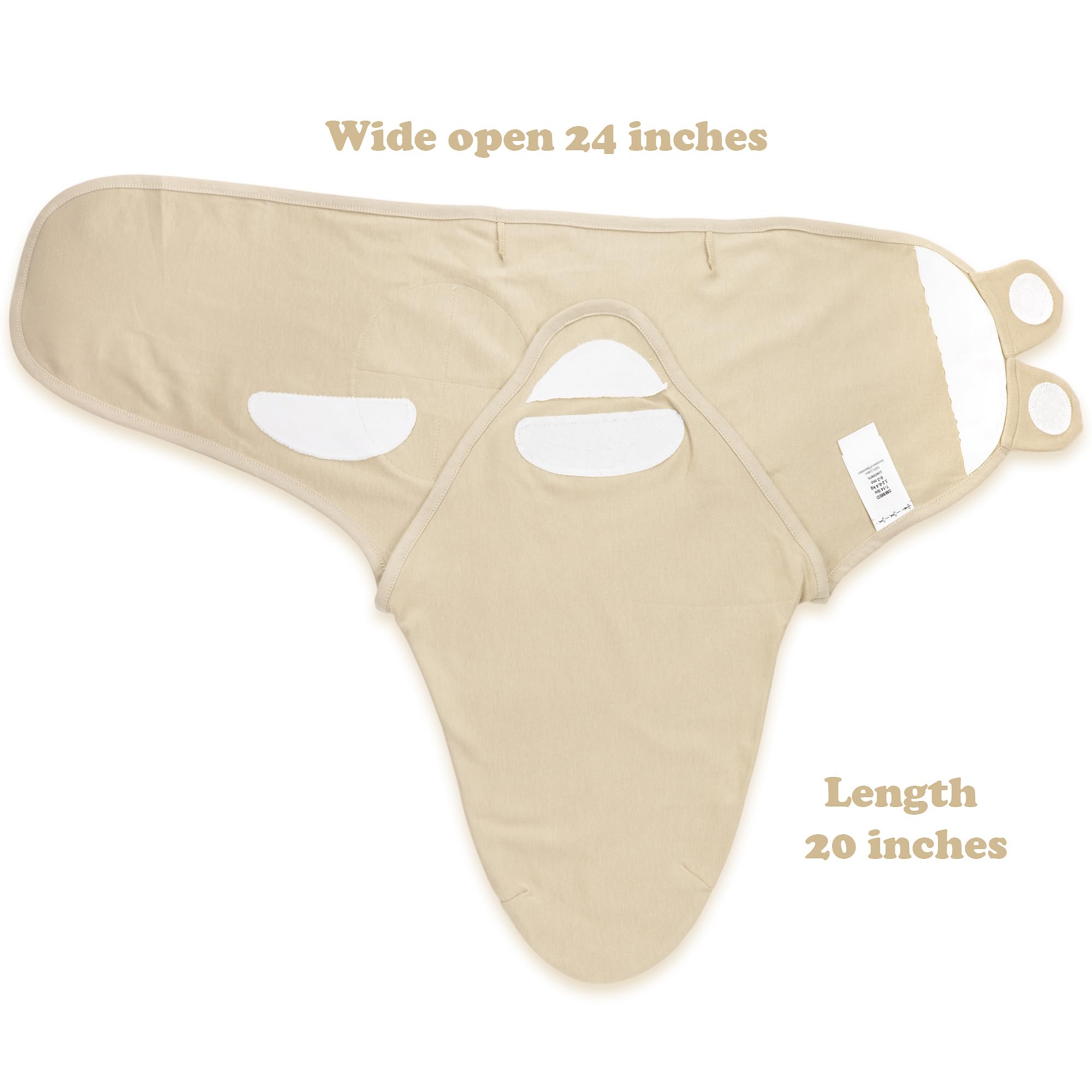 Bublo Baby Organic Preemie Swaddles 4-7 lbs - 3-Pack Premature Babies Swaddle Sleep Sack - Premature Infant Sleeping Sack - Easy Adjustable Baby Swaddle Blanket Wrap Boy Girl (Solid Grey)