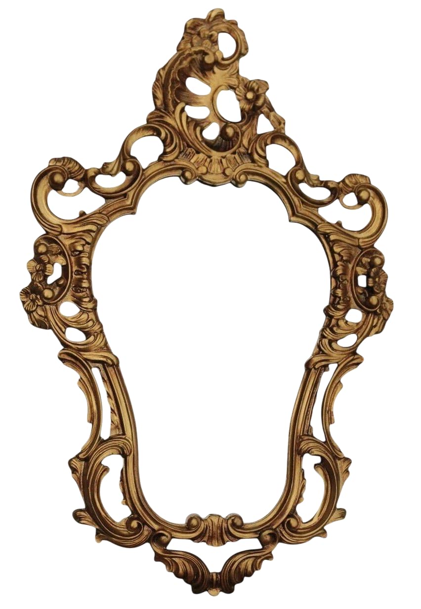 Lnxp Gold Exclusive Wall Mirror Antique Baroque Retro Antique 50 X 76