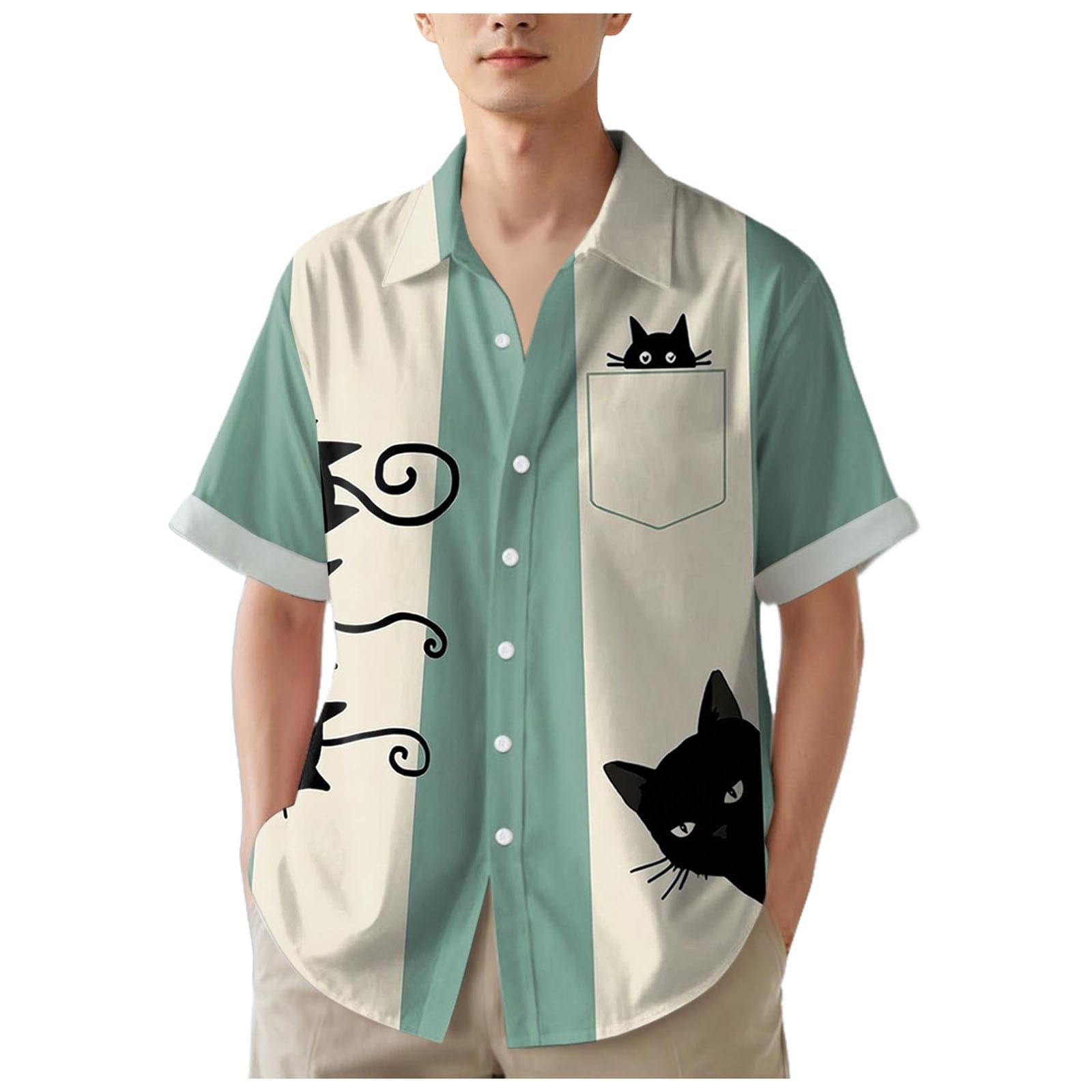 Amazon.co.jp: [JZYBHL] アロハシャツ メンズ 半袖 シャツ 柄シャツ 和