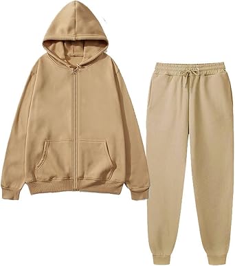 Sweatshirt Sets for Women 2025 Long Sleeve Sweatshirt Jogging Pants Sets 2 Piece Outfits Sweatsuits Fall Y2K Clothing